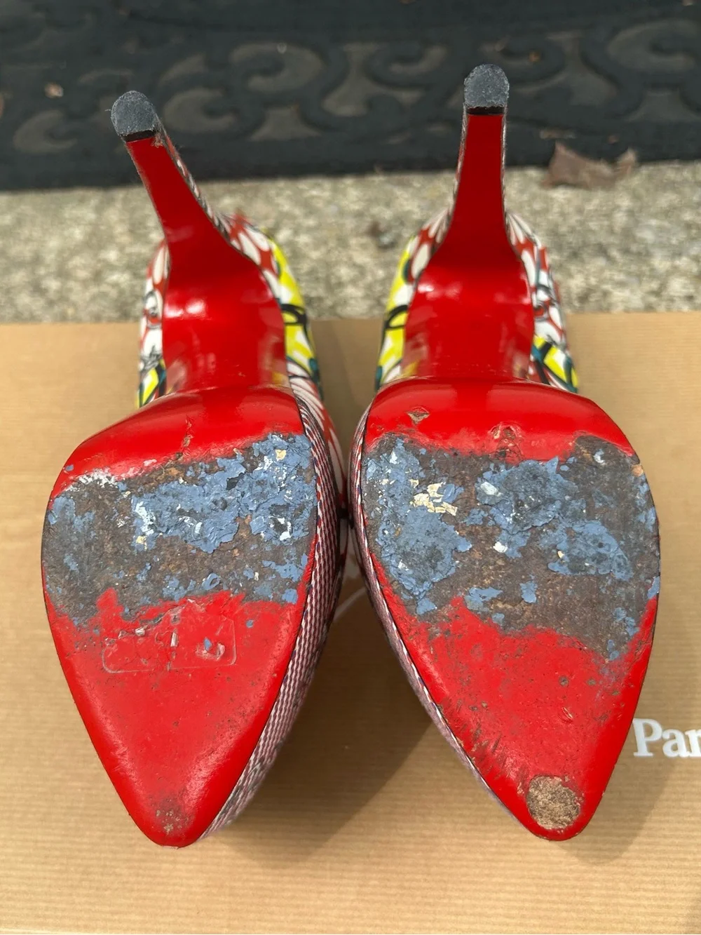 Christian Louboutin Multicolor Daffodile 160 Pumps